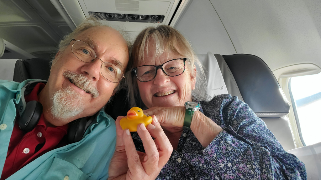 Ducky in first class